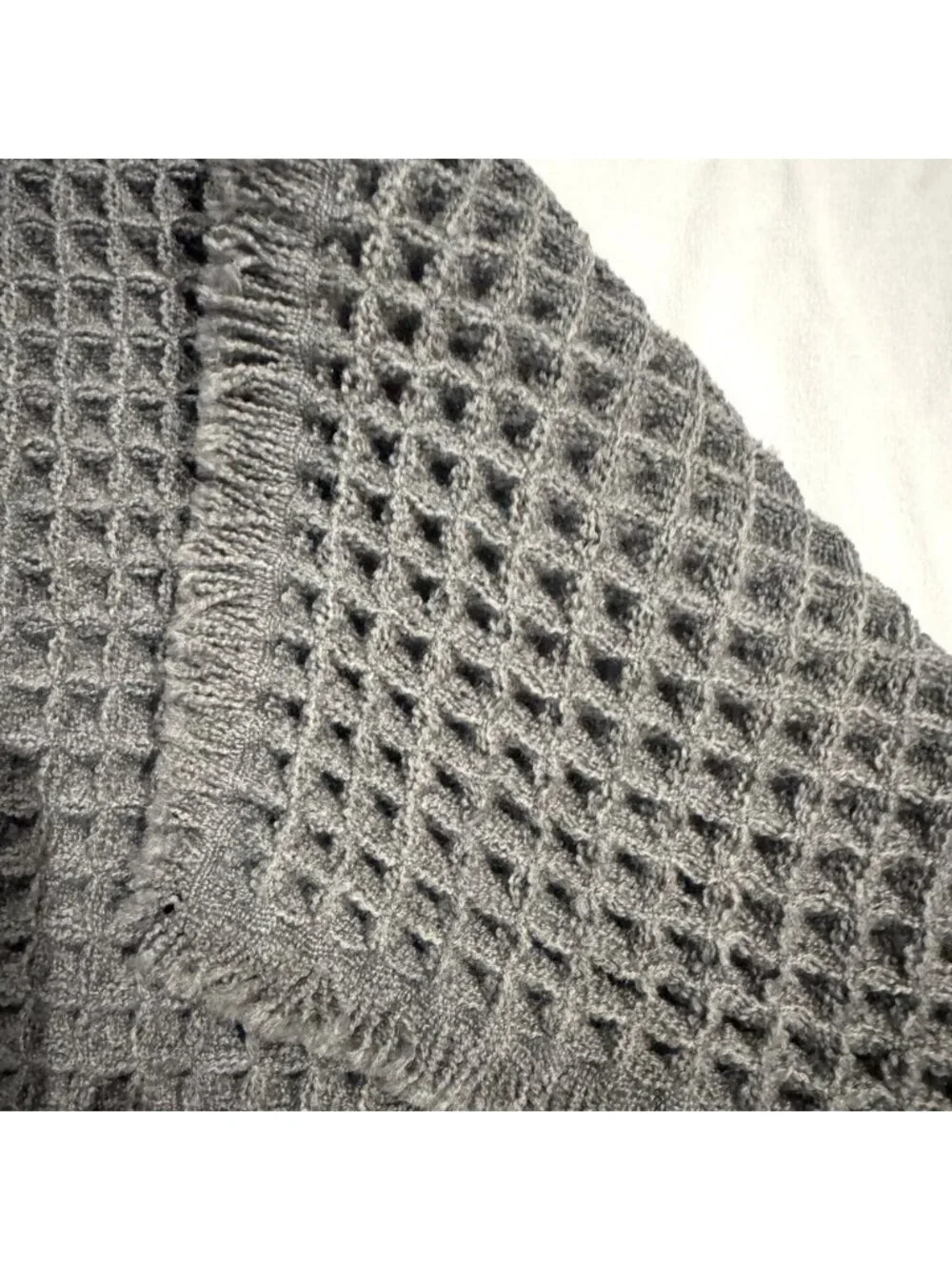 Gray Woven Bath Rugs set 2